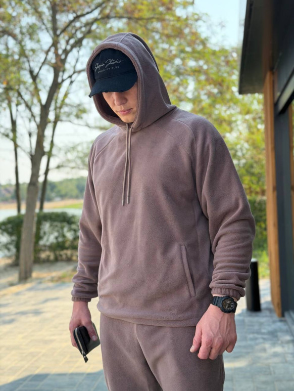 Чоловічий спортивний костюм Polar Fleece мокко