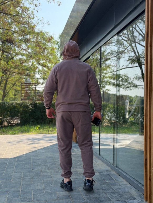 Чоловічий спортивний костюм Polar Fleece мокко