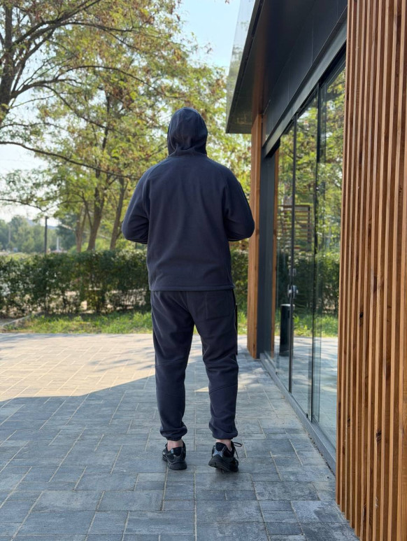 Чоловічий спортивний костюм Polar Fleece темно-сірий