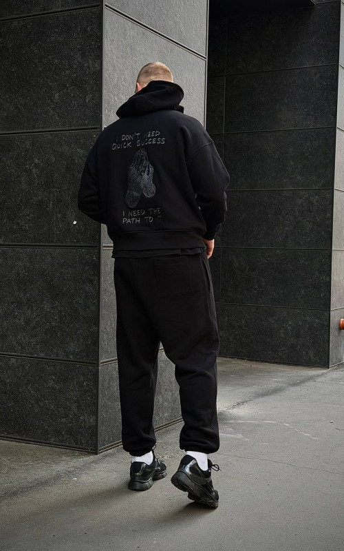Чоловічий костюм PREMIUM Cotton чорний