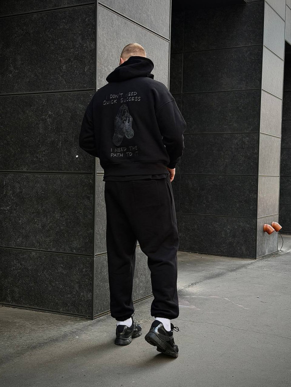 Чоловічий костюм PREMIUM Cotton чорний